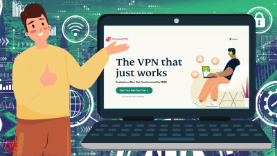 Ilustrasi gambar untuk artikel kami "Cara menggunakan Express VPN".