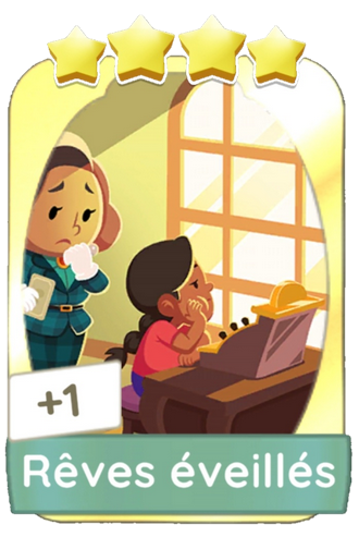 Ilustración Juego de cartas Monopoly GO Daydreams 19 Golden Blitz