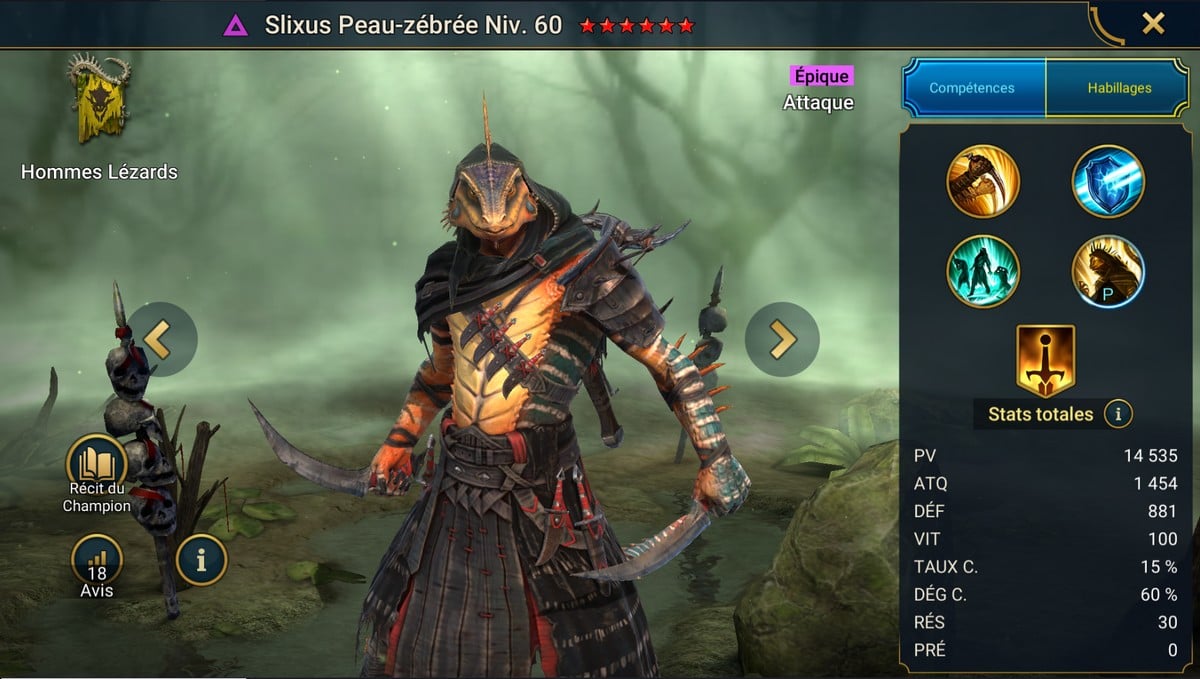Panduan penguasaan, keanggunan dan artefak pada Slixus Stripehide pada RSL 
