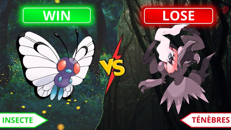 Type Inseto Tipo de fraqueza do Pokémon das Trevas 2026: Luta, Inseto, Fada