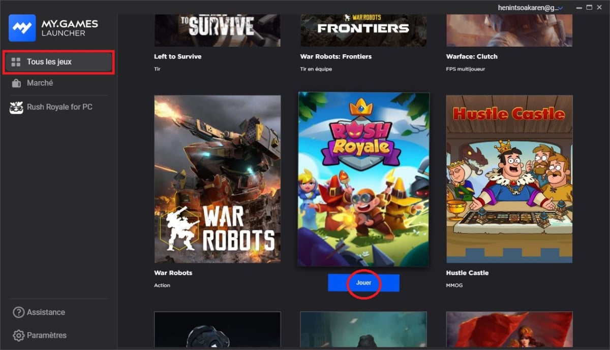 Todos los juegos de MY.GAMES