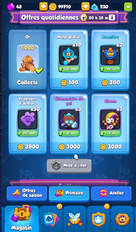 Tägliche Angebote Rush Royale