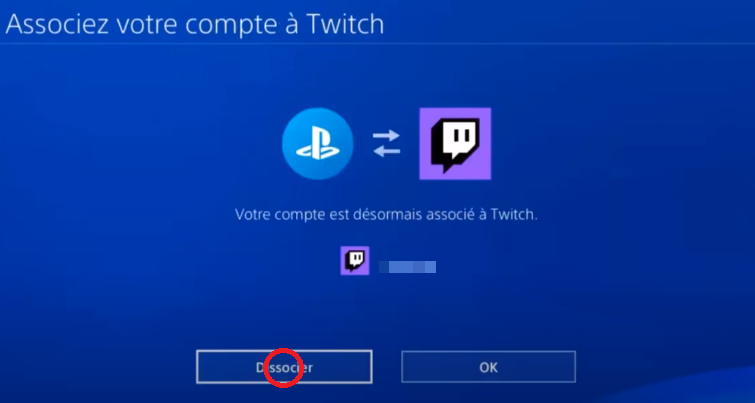 Desvincular cuenta de Twitch