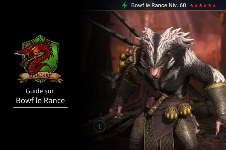 Guide sur l'utilisation de Bowf le Rance