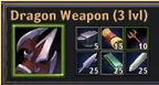 Resep Senjata Naga (lvl 3)