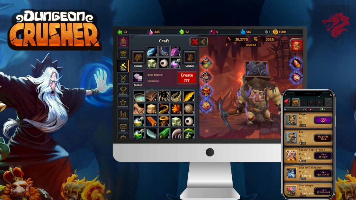 Recipes in Dungeon Crusher 👇Alucare