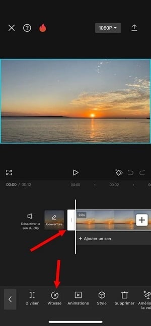 Definir a velocidade de um vídeo no CapCut