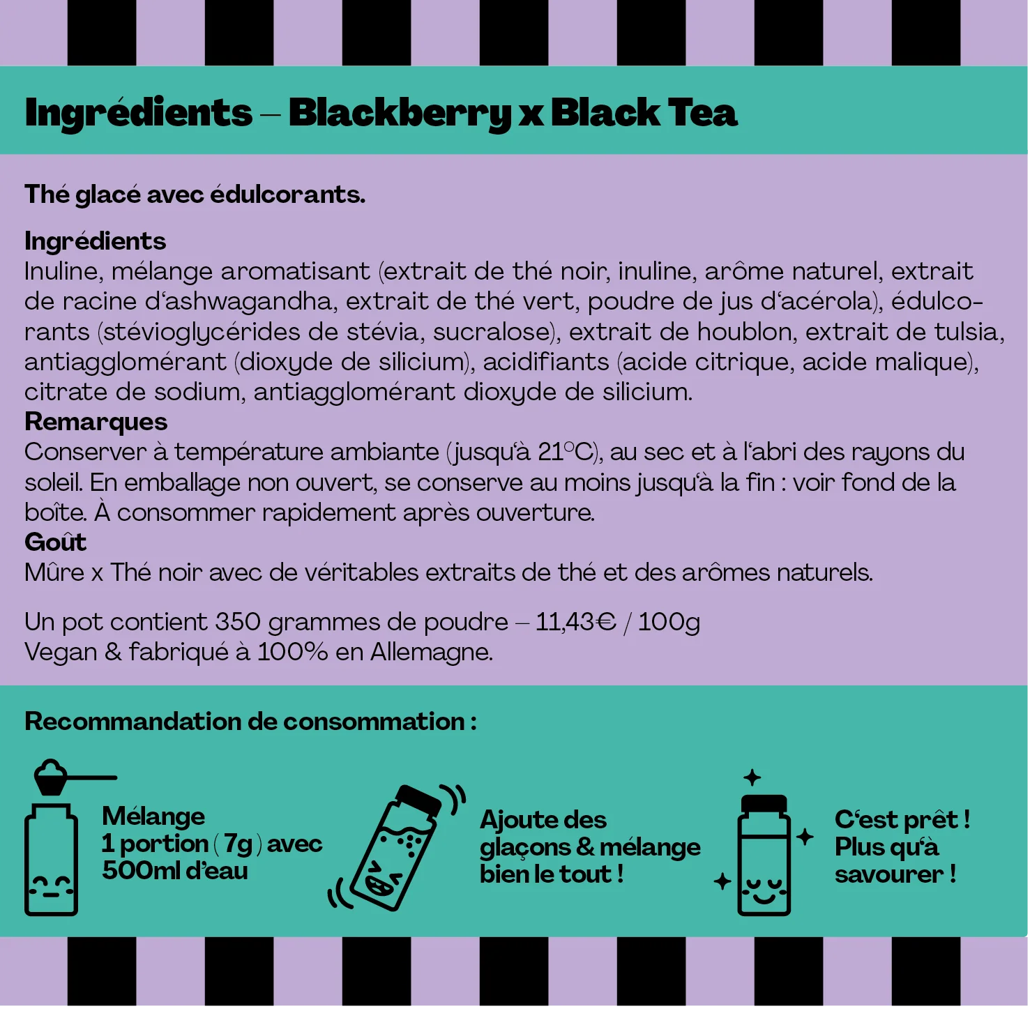 Zutaten von Blackberry x Black Tea