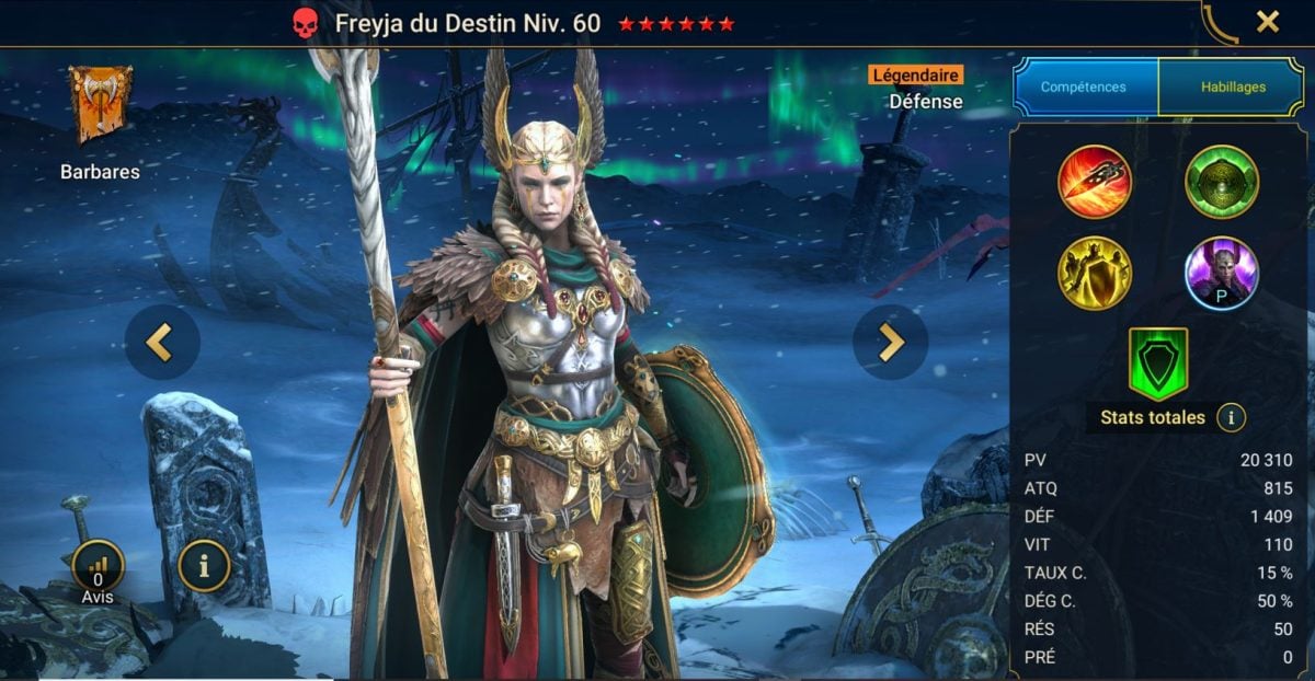 Panduan penguasaan, keanggunan, dan artefak pada Freyja du Destin (Freyja Fateweaver) di RSL 