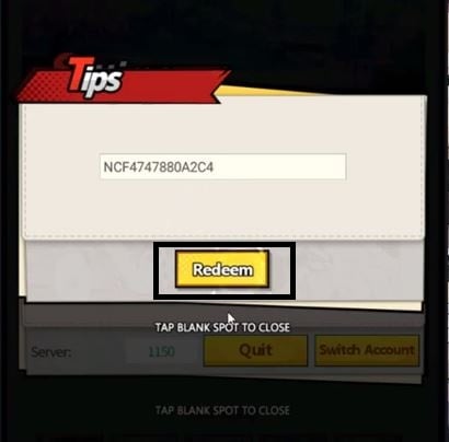 Etape 5 code Idle Awakening