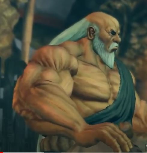 Billede af Gouken i Street Fighter