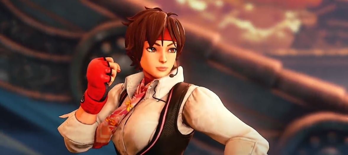 Billede af Sakura i Street Fighter