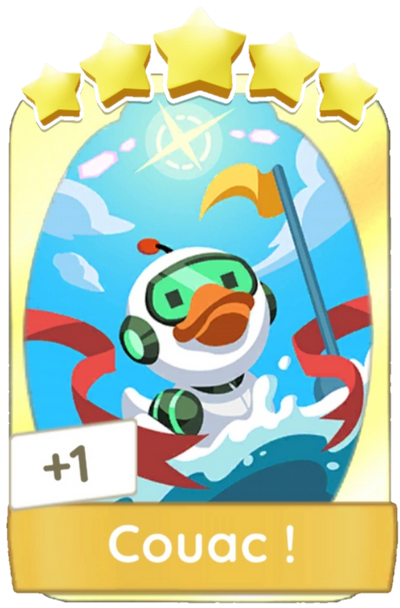 Illustration Monopoly GO Golden Blitz Couac-kort side 20