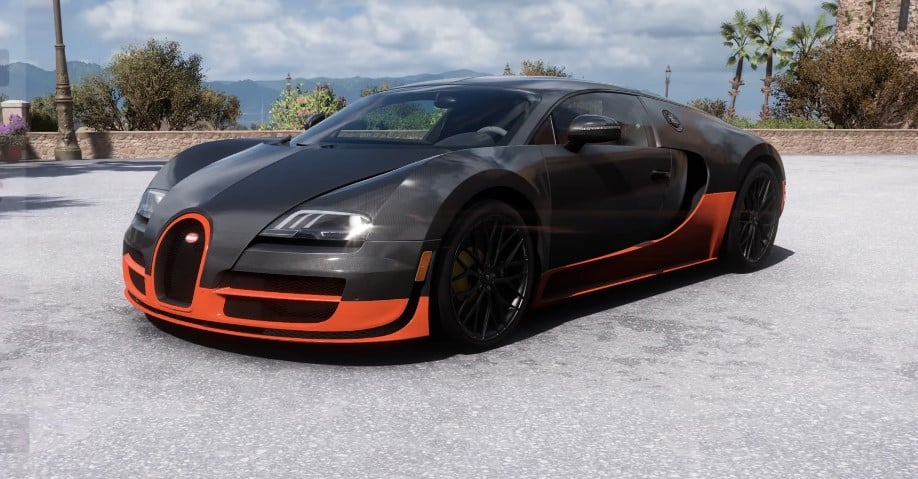 El Bugatti Veyron Super Sport en FH5