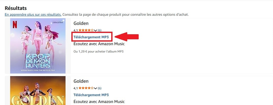 Descarga la canción que buscas en Amazon