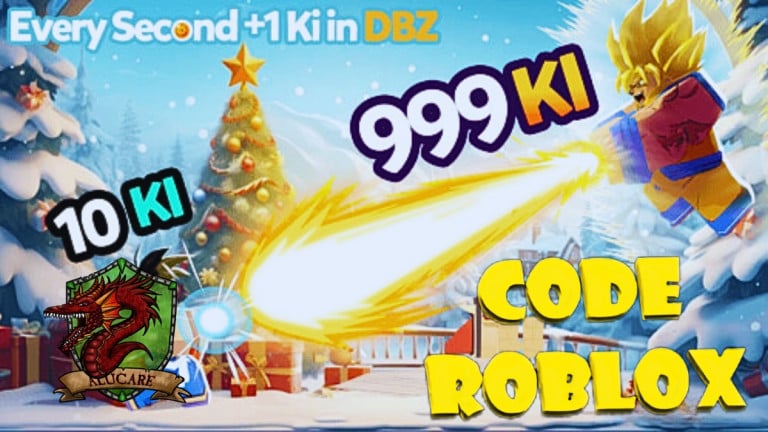 Roblox Code [Xmas Event]Every Second +1 Ki in DBZ