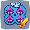 Talent numéro 2 gauche de Arlequin sur Rush Royale