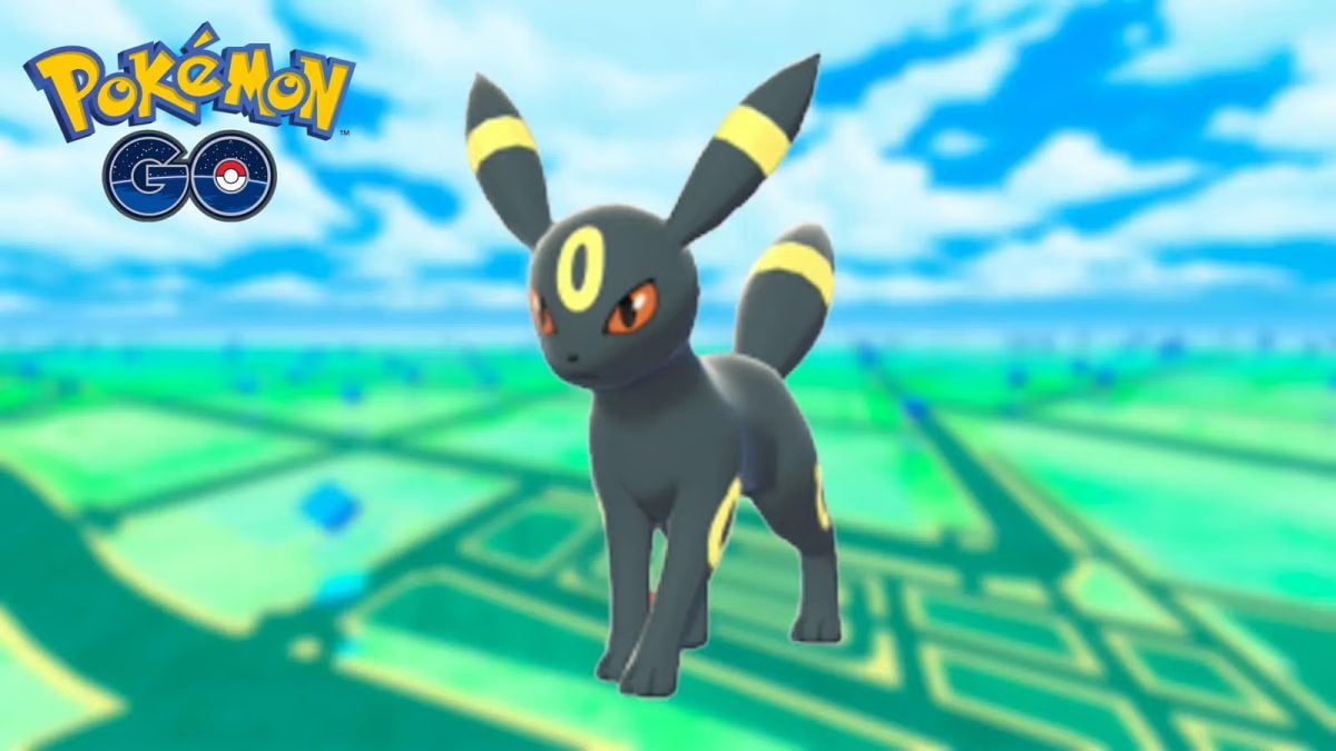 Noctali, a evolução negra de Evoli, no jogo para telemóvel Pokémon GO