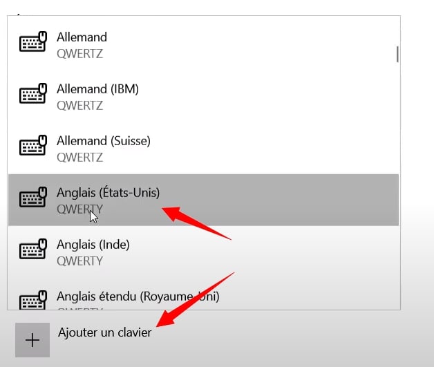 Tome el teclado QWERTY inglés (o el teclado de su elección) ©️ Alucare para Alucare.fr