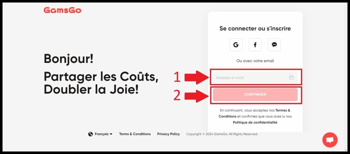 Para disfrutar de Netflix a bajo precio, ¡regístrate en GamsGo! 