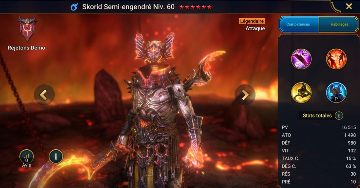 Panduan penguasaan, keanggunan, dan artefak pada Skorid the Halfspawn di RSL 