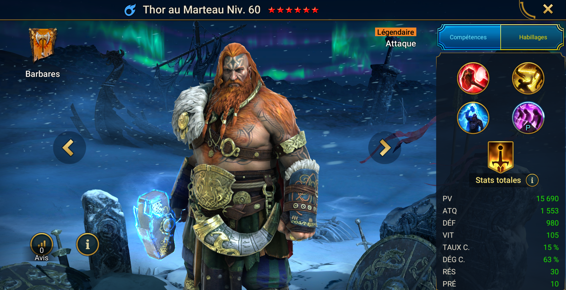 Guide zu Meisterschaften, Gnade und Artefakt auf Thor mit dem Hammer (Thor Faehammer) auf RSL 