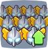 Talento numero 3 a destra dell'Inquisitore su Rush Royale