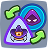 Talento numero 2 a sinistra Strega su Rush Royale