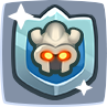 Talent Nummer 2 links von Ritterstatue auf Rush Royale