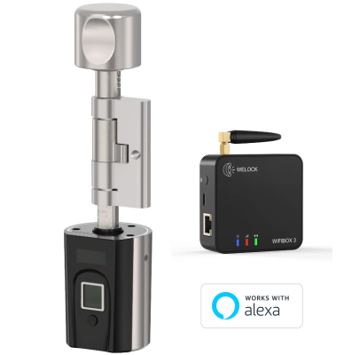 Ecco un'anteprima della serratura intelligente WELOCK SECBN51 con WIFIBOX 3 al prezzo di 285 euro (IVA inclusa).