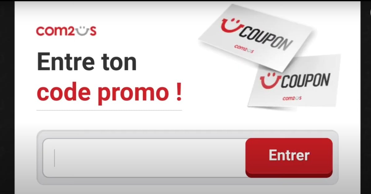 Feld zur Eingabe des Promotionscodes 