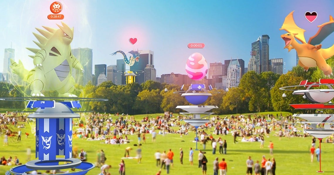 Рейд Pokémon Go в картинках. 