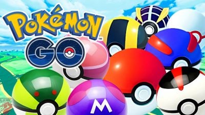 Иллюстрация покеболов в игре Pokémon Go