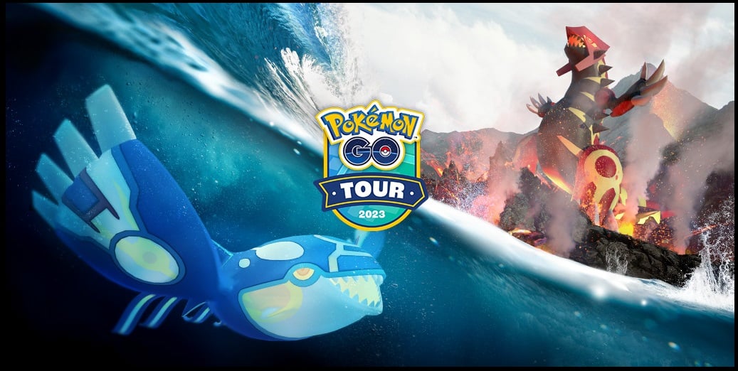 Primo-Groudon vs Primo Kyogre no Pokémon GO Tour 2023