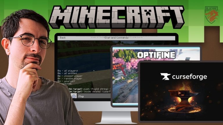 Иллюстрация различных способов удаления тумана в Minecraft