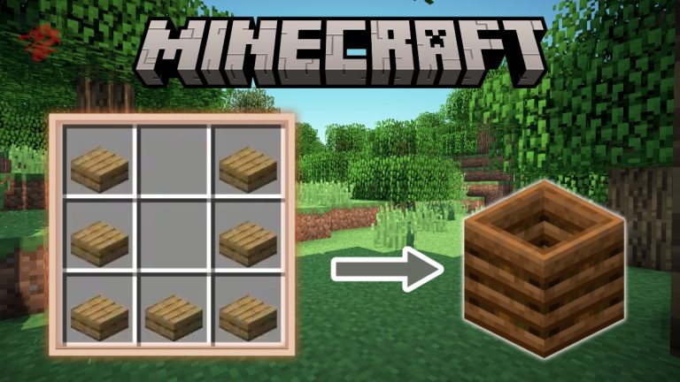 Иллюстрация изготовления компостера Minecraft