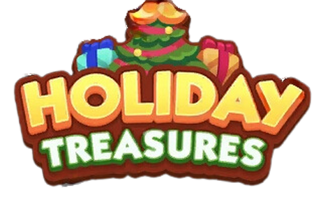 Illustration Monopoly GO événement pioches trésors de Noel