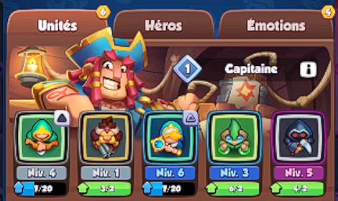 В начале игры эта колода состоит из Лучника, Охотника, Алхимика и Жнеца на Rush Royale. 