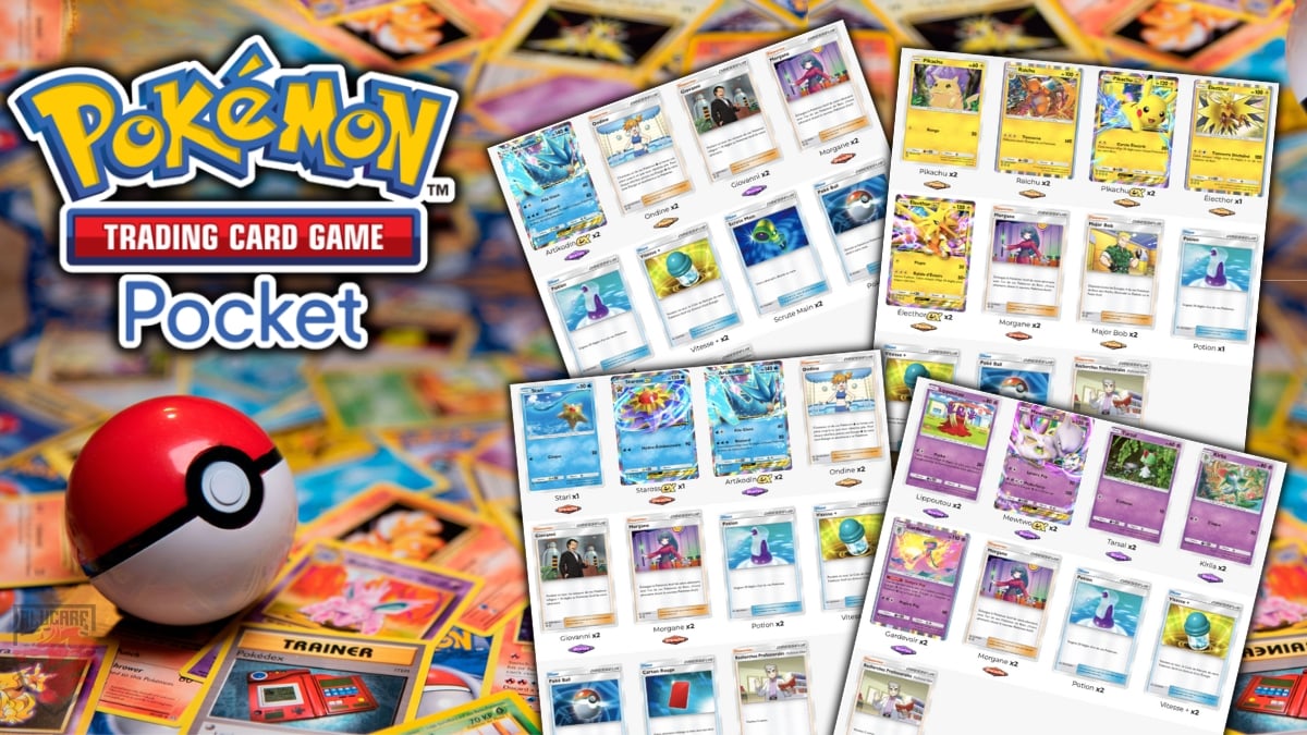 Quels sont les meilleurs deck dans Pokémon TCG Pocket ? [4 exemples]