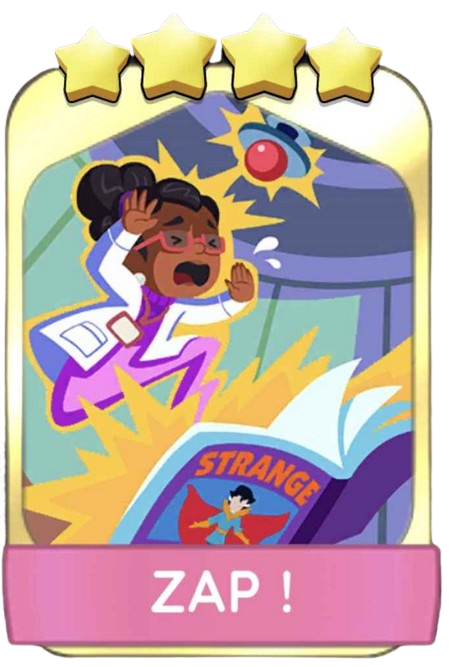 Illustration Monopoly GO Golden Blitz carte ZAP page 18