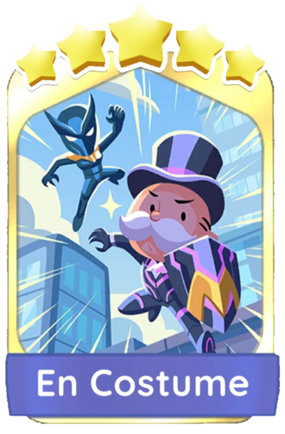 Illustration Monopoly GO Carte En Costume Golden Blitz
