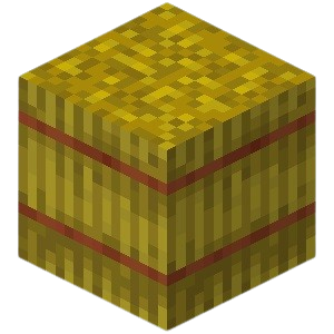 Соломенные тюки на Minecraft