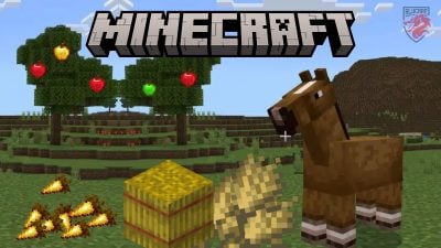 Illustration de ce que mangent les chevaux dans Minecraft