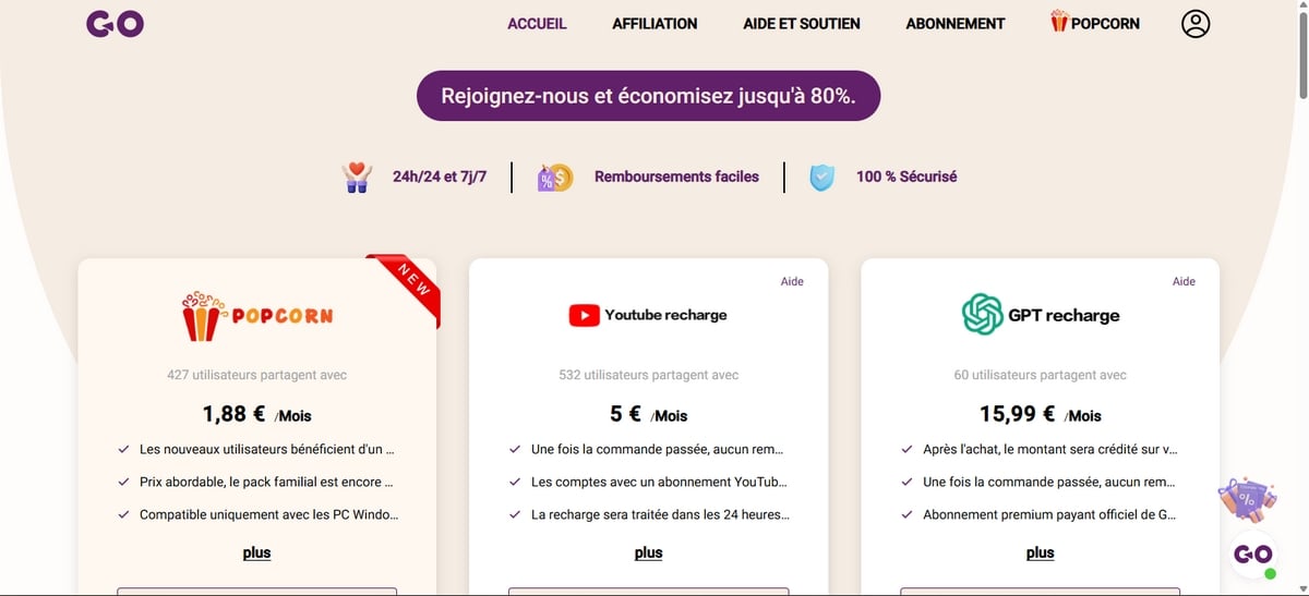 La web oficial de GoingBus