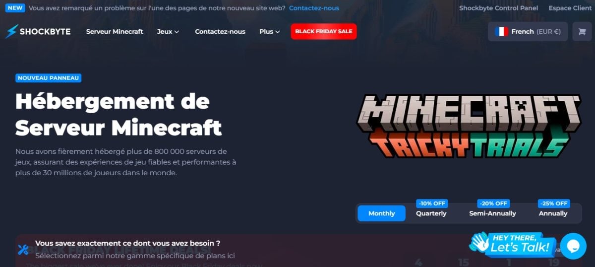 Shockbyte, il vostro host web 100 % specializzato in giochi