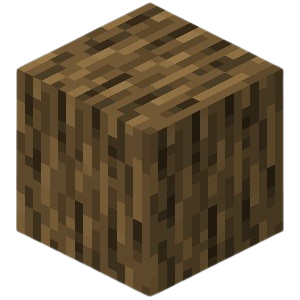 Bloco de madeira em Minecraft