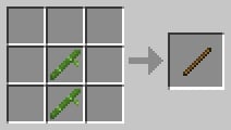 Как сделать бамбуковые палочки в Minecraft