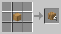 Как сделать деревянные брусья в Minecraft