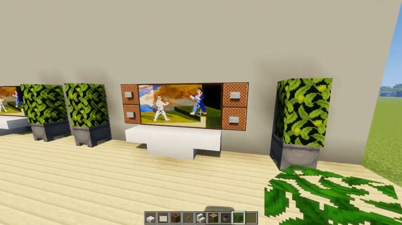 É possível reproduzir este televisor de ecrã plano Cardex 2.0 utilizando apenas quatro materiais