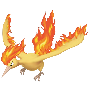 Sulfura, a mascote da Equipa Vermelha no Pokémon GO
